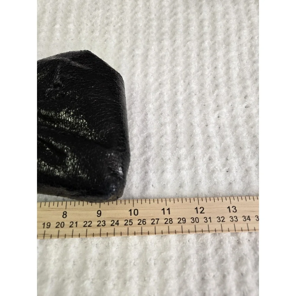 Black Clutch bag purse‎ removable chain strap kiss lock clasp bow formal evening